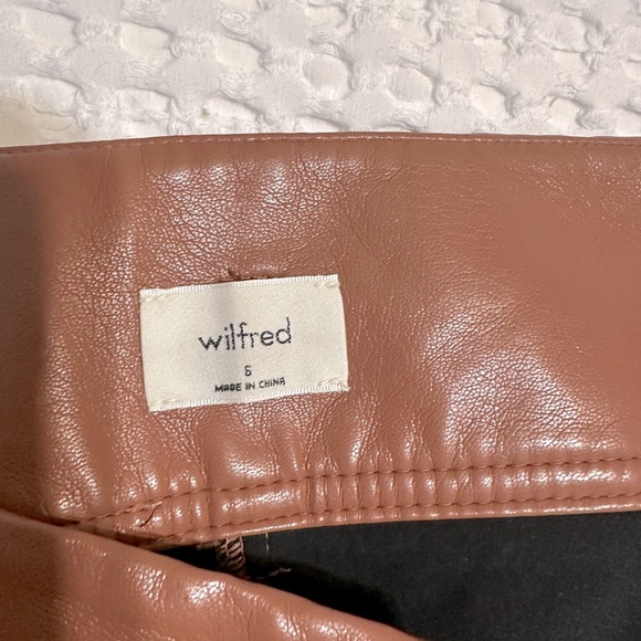 Aritiza Babaton leather brown pants - Picture 3 of 4